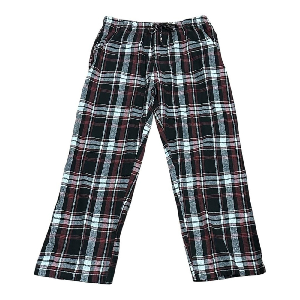 Street Legal Pajama Pants Mens XL Multicolor Plaid Flannel Cotton Drawstring